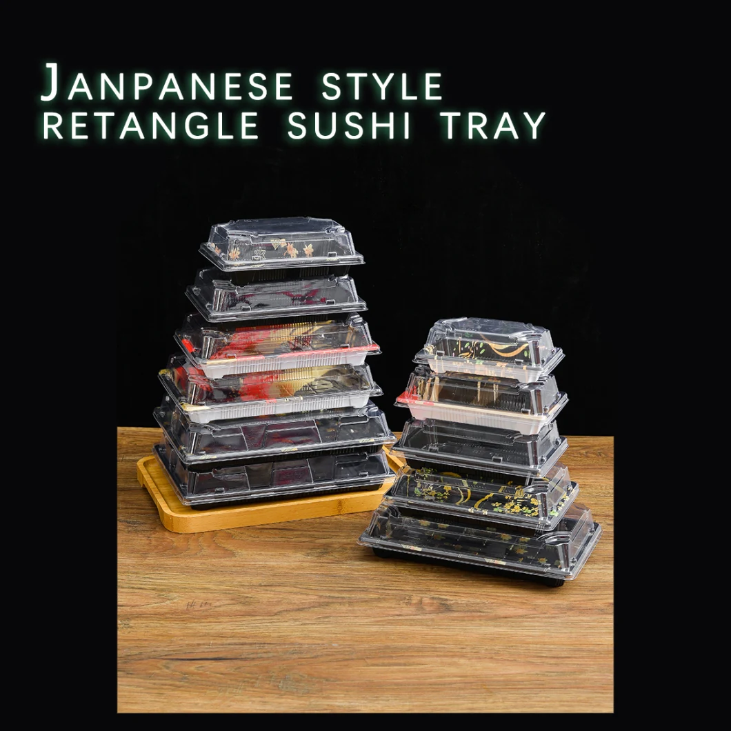 Sushi Storage Packaging Box Display Plastic Food Trays
