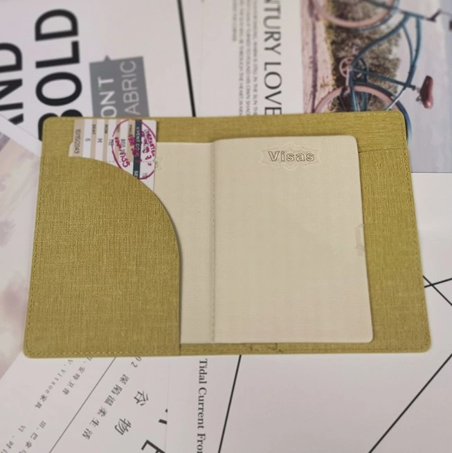 New Hot Stamping Multi-Function Document Storage PU Material Travel Passport Cover Passport Holder