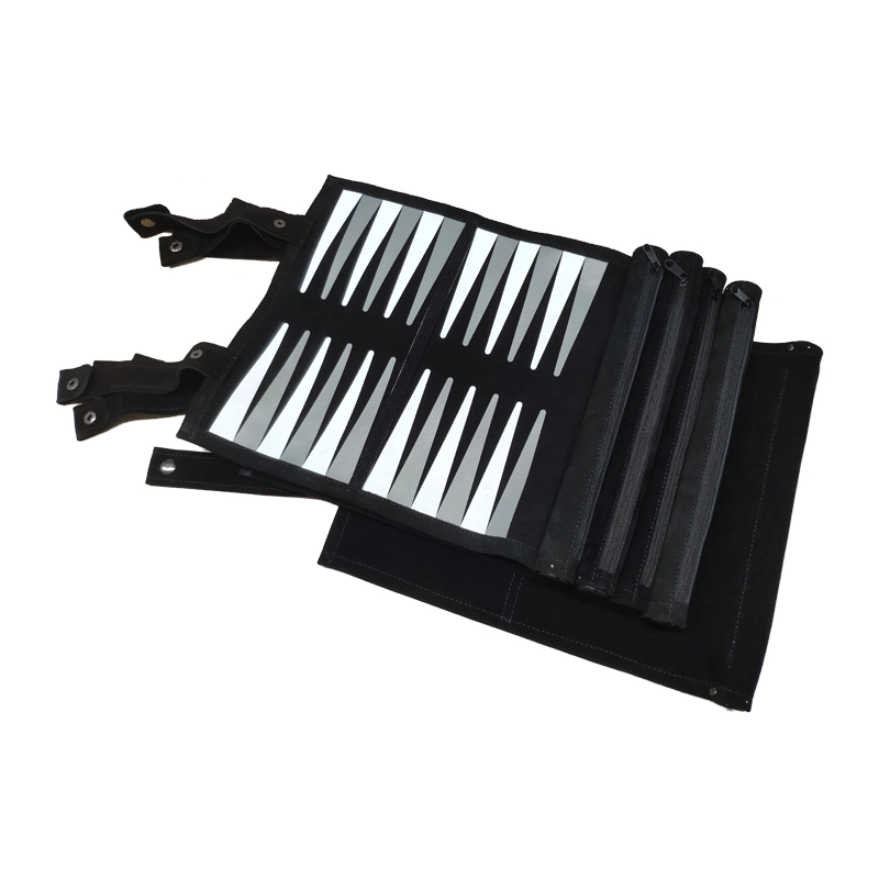 Factory Price Custom Backgammon Mat Game Set Portable Travel Backgammon