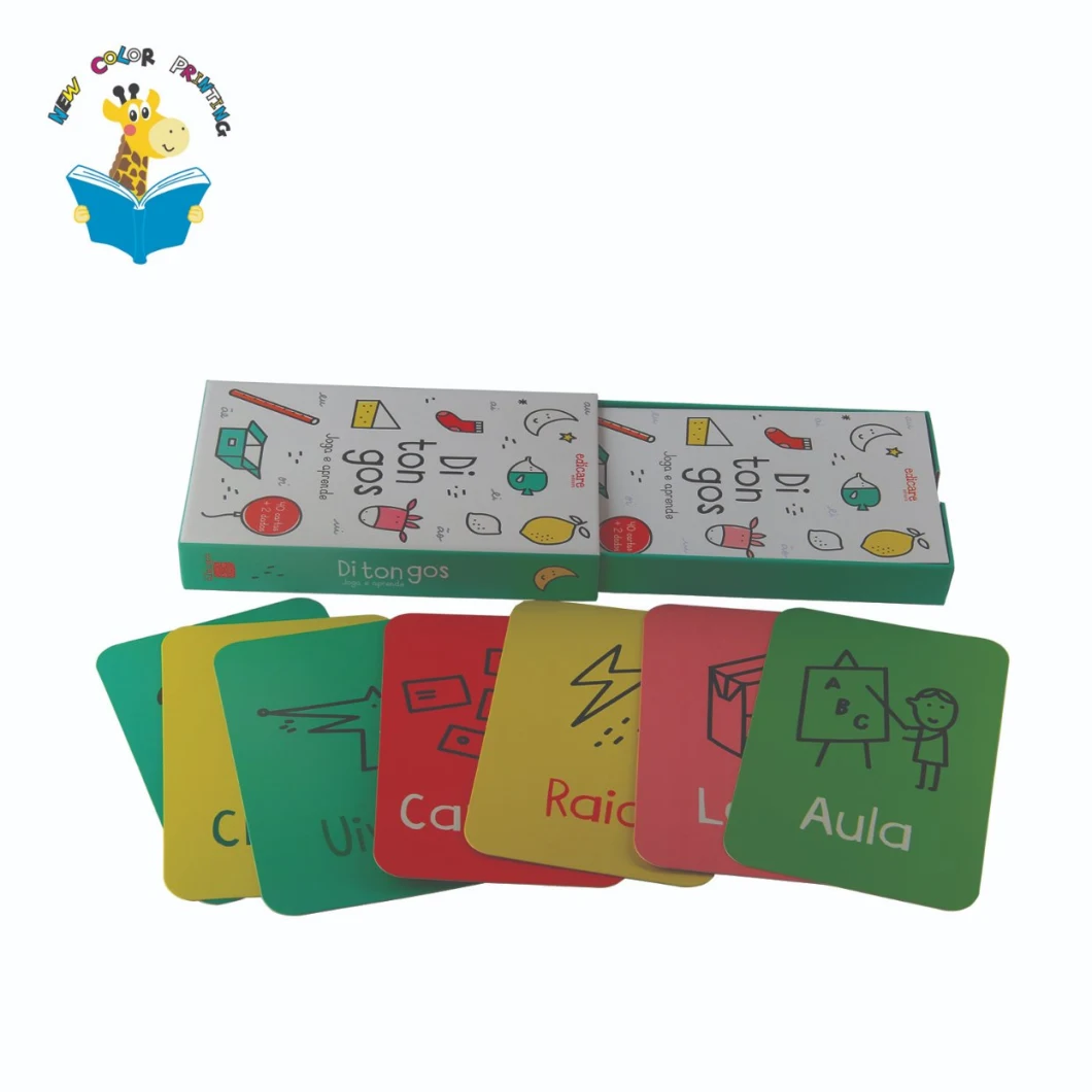 Dominoes Cards Box Set with Brochure Hardcover Boxes for Kids