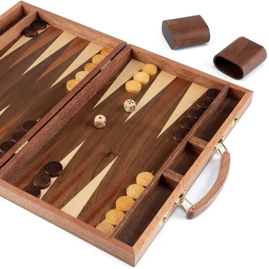 Высококачественный дорожный набор деревянных настольных игр в нарды оптом