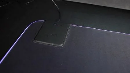 Индивидуальный коврик для клавиатуры с быстрой беспроводной зарядкой 15 Вт, игровой коврик для мыши со светодиодной подсветкой RGB и беспроводным зарядным устройством, настольный коврик